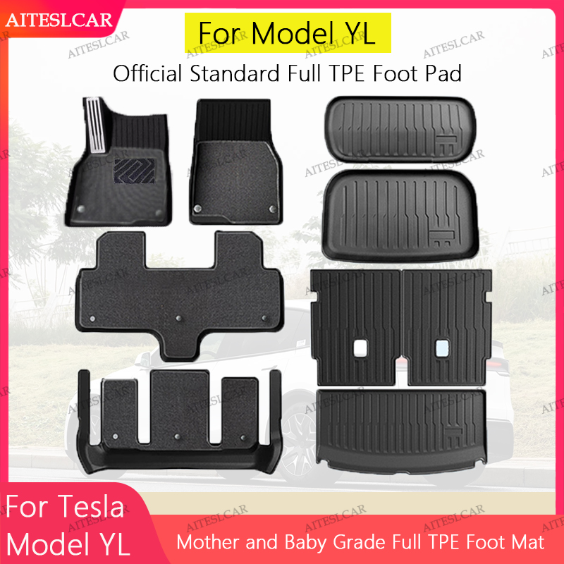 Car Floor Mat - AITESLCAR Untuk Tesla Floor Mat Model