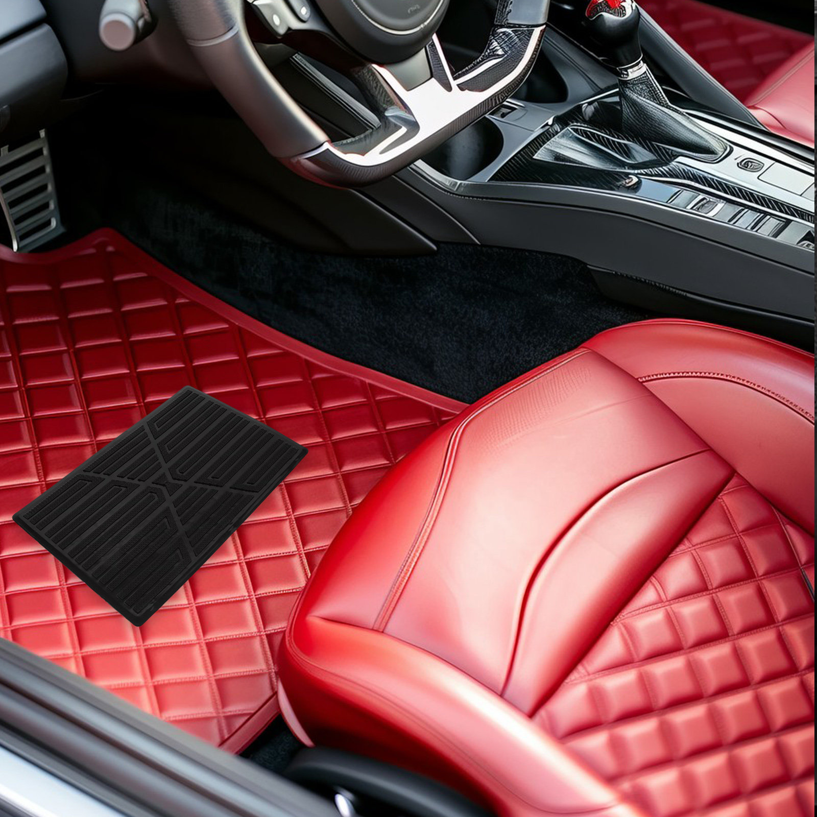 Car Floor Mat - Alas Pelindung Karpet Mobil Karet Tugas