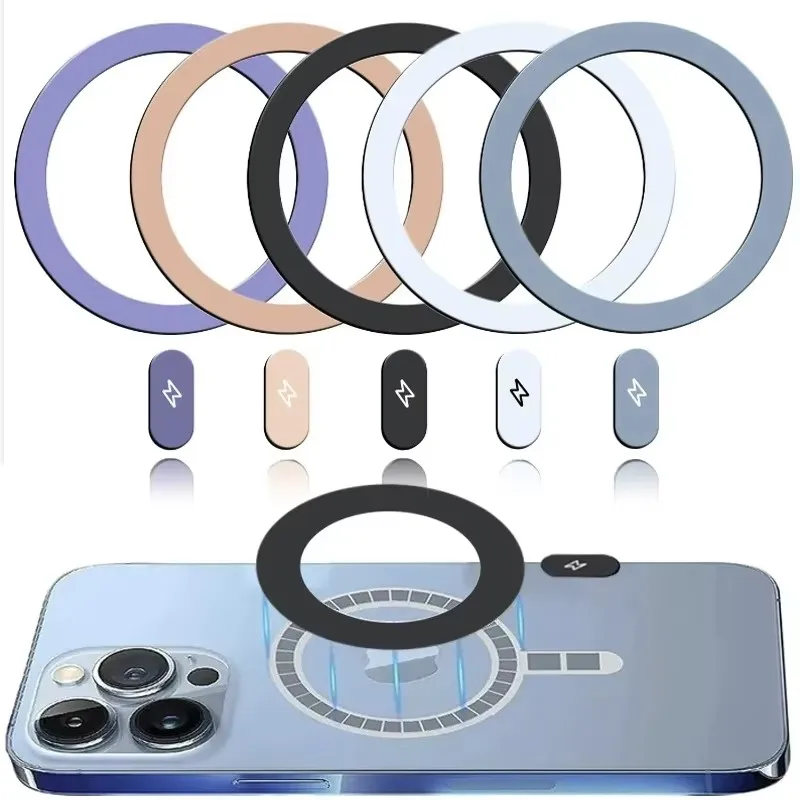 Car Phone Holder - 5/1Pcs Cincin Stiker Pelat Logam Universal