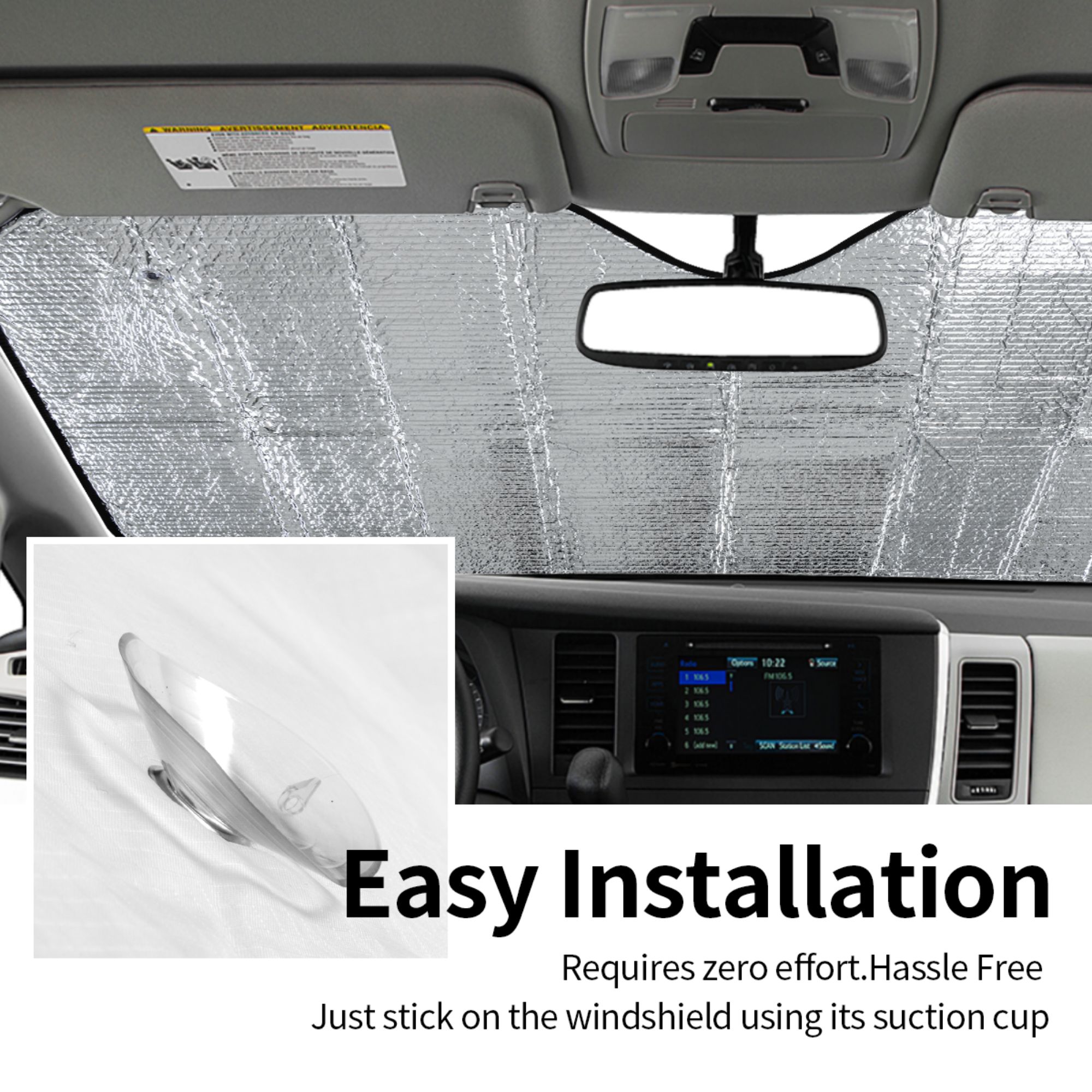 Penutup Kaca Depan Mobil Bende - Windshield Sun Shade ulasan dan harga