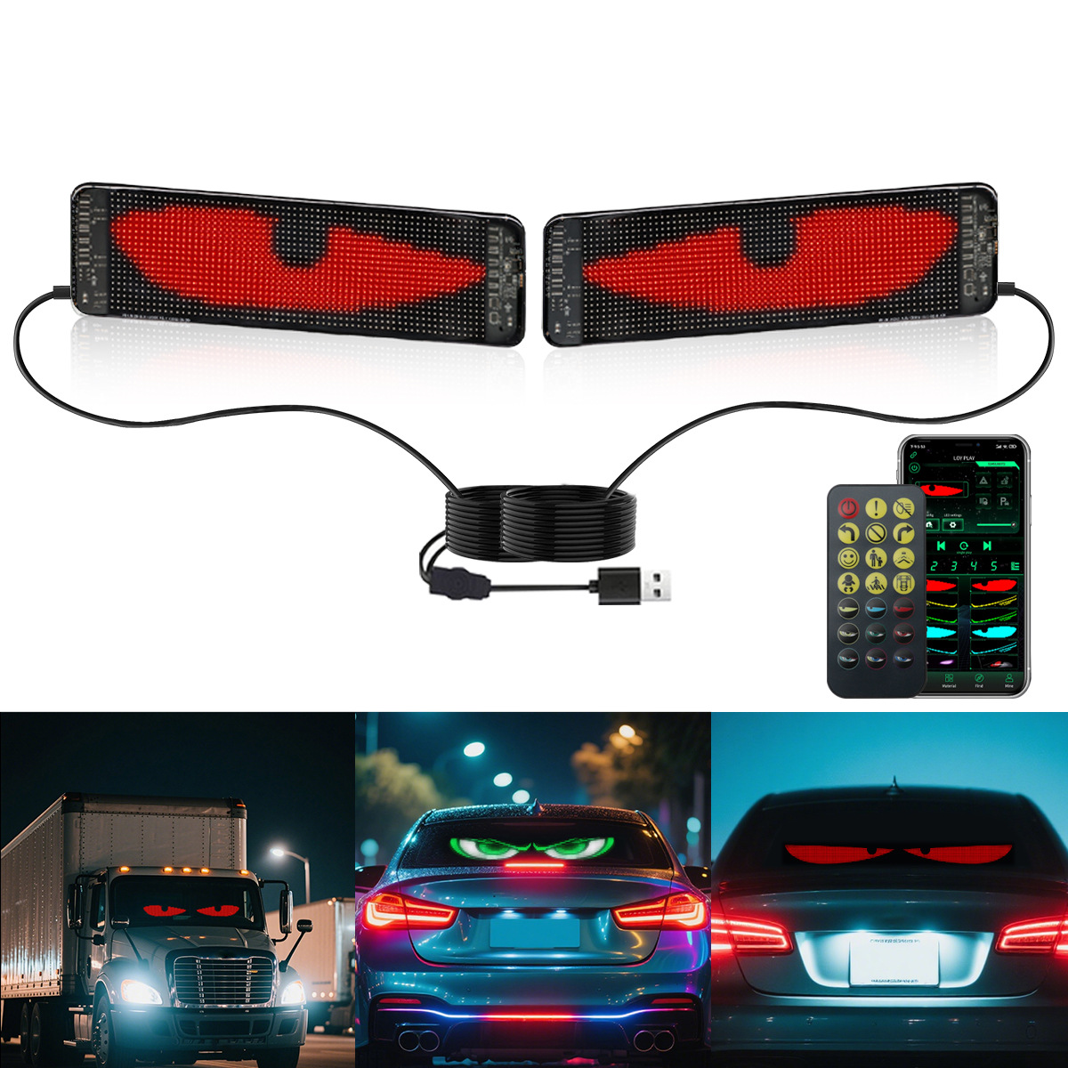 Layar LED mobil, layar iklan f - Car Led Light ulasan dan harga