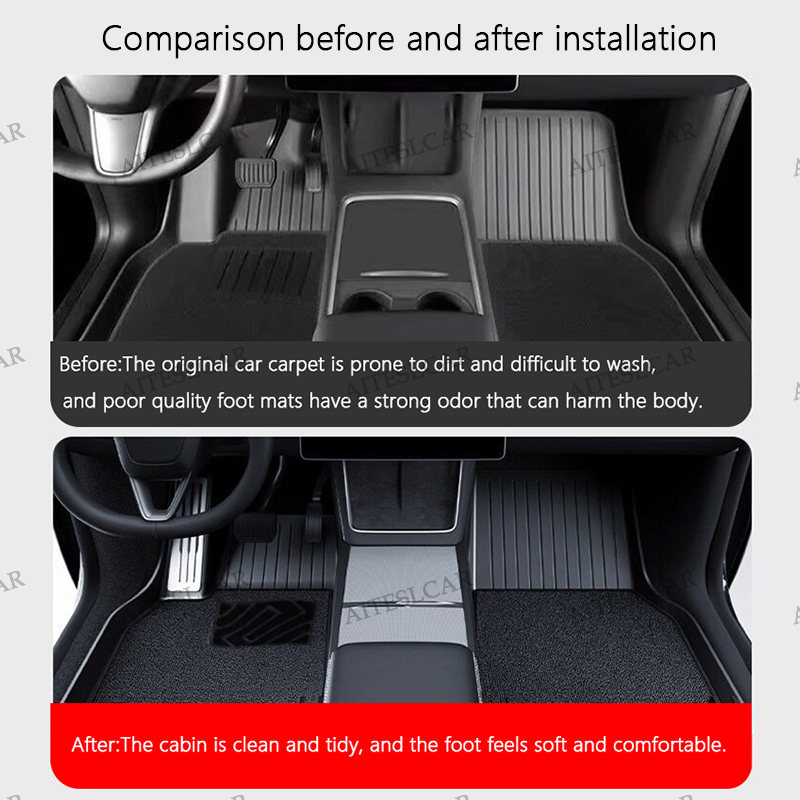 AITESLCAR Untuk Tesla Floor Ma - Car Floor Mat ulasan dan harga