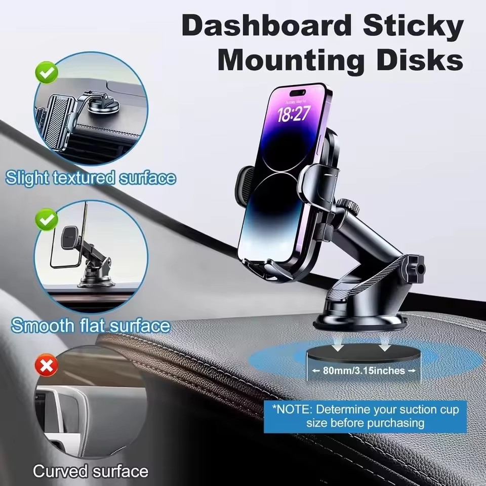 1/10 buah Stiker Penyangga Pon - Car Phone Holder ulasan dan harga